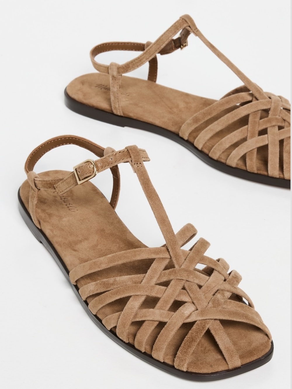 Madewell Milano Fisherman Sandals Suede